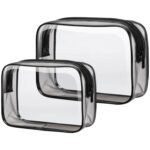 Reusable Multi Functional Transparent Bag with Zipper