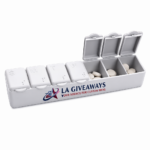 Custom 7 Day Pill Box Promotional Gift With Personalise Logo