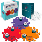 6-Button Pet Communication Kit with 3 HexTile Mats