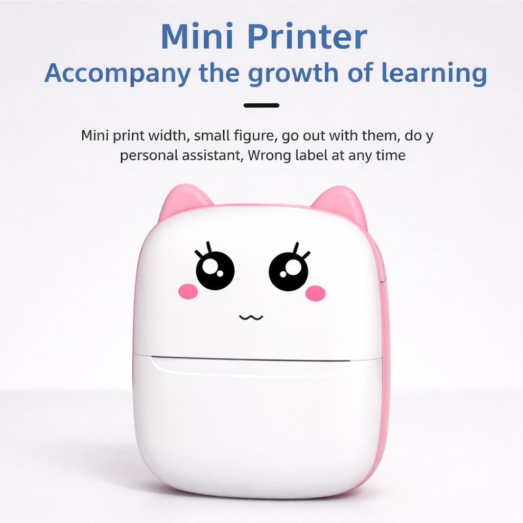 PT-prnt-Esh-02 (1) Mini Label Mobile Phone Photo Printer Records QR Code - Image 1