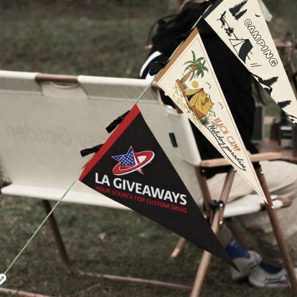 Custom Felt Pennant - Full Color Promotional Banner