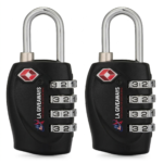 4-Digit Travel Luggage Locks (2 Pack)