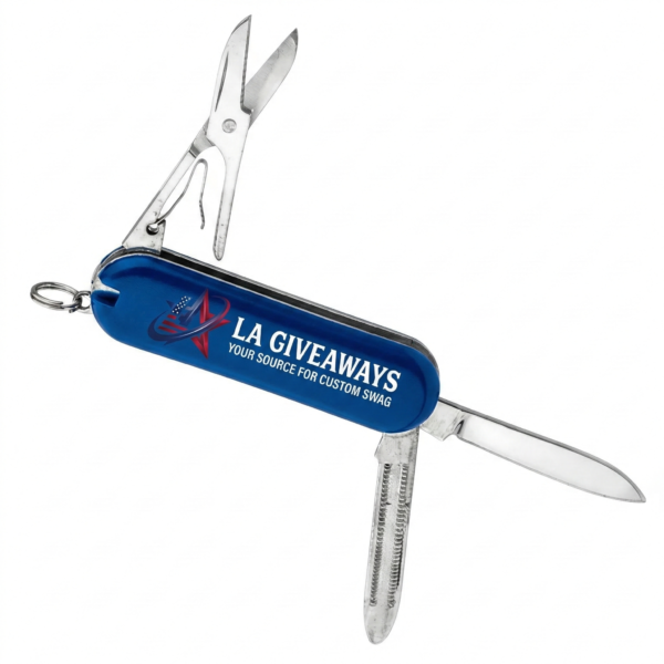 6-Function Pocket Knife Multi-Tool with Key Ring