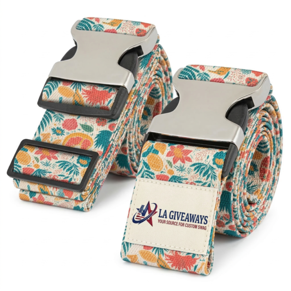 Heavy-Duty Adjustable Luggage Straps for Suitcases