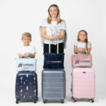 2-in-1 Travel Blanket with Pillowcase & Luggage Sleeve