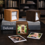 Black Walnut Handicrafts Album Mini Wooden Flip Book Custom - Image 2