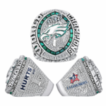 Custom Champion Alloy Ring with Crystal Stones