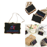 Mini Wooden Hanging Chalkboard - Image 3