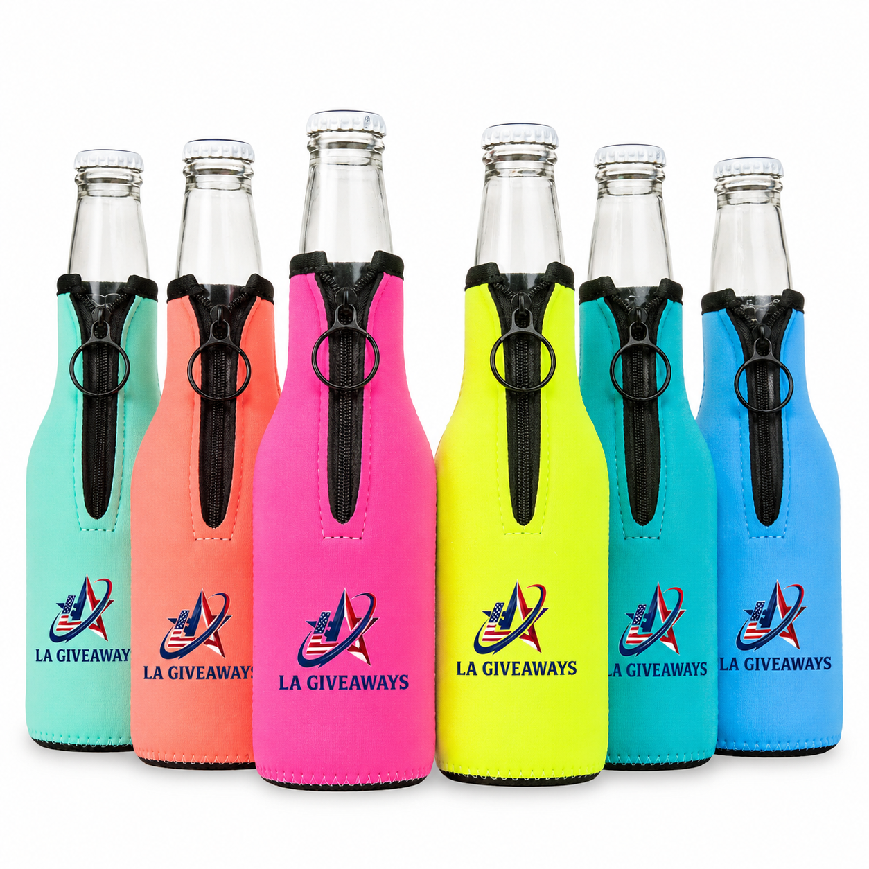 CC-SZC-ESH-01 (1) Beer Bottle Sleeve Thermal Non-Slip Waterproof Zipper Drink - Image 1
