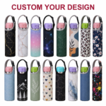 Neoprene Water Bottle Sleeve Bag with Buckle for Travel - Image 4