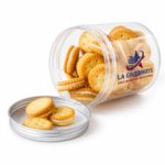 Cookie Can Aluminum Lid Bucket biscuit Jar - Image 2