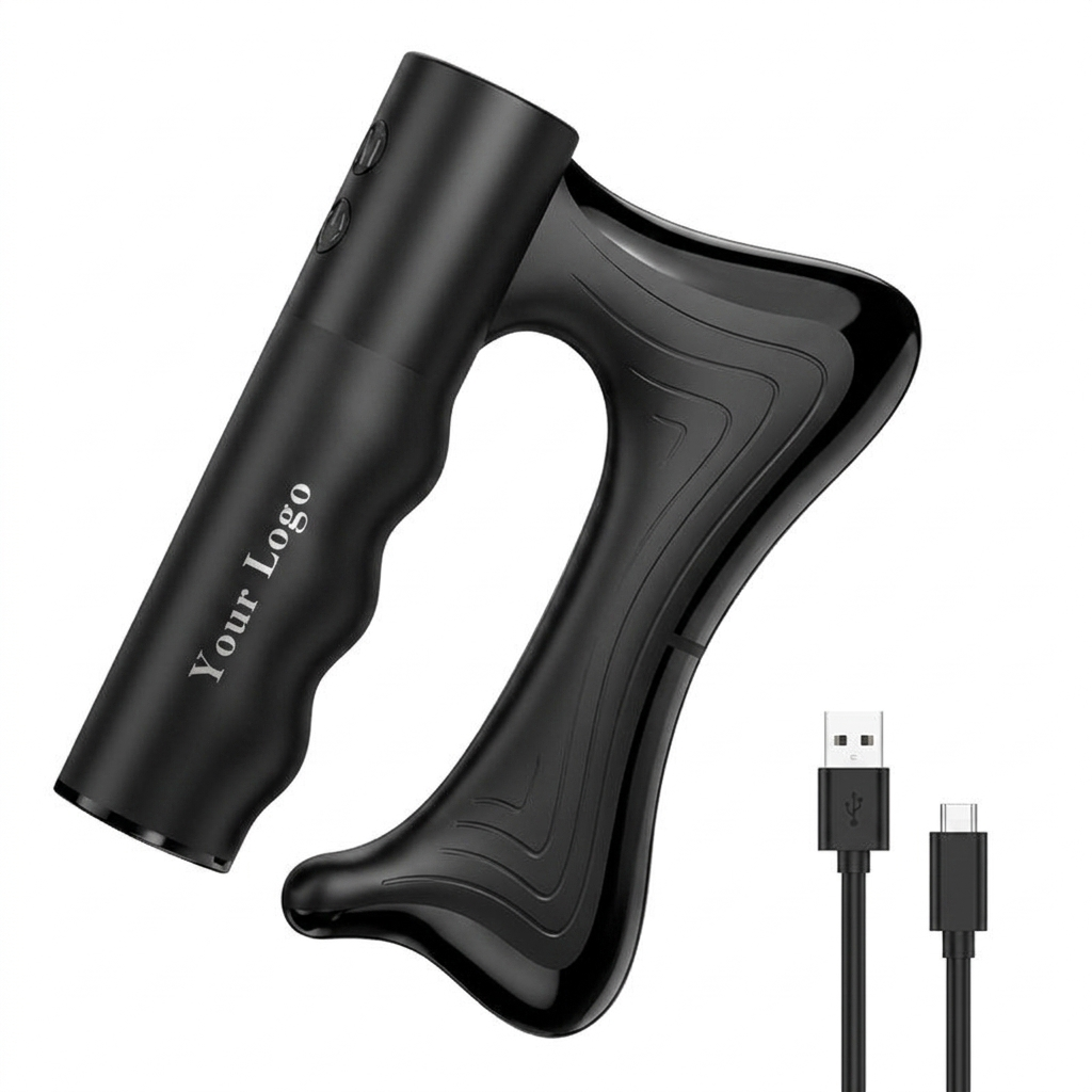 EM-MMG-ESH-01 (2) Mini Massage Gun Fascia Scraper for Pain Relief - Image 1