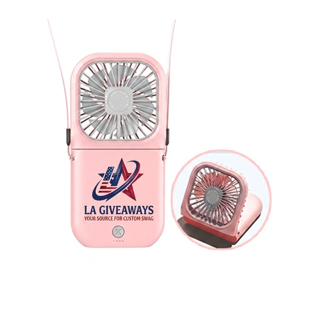 HG-HS-UZA-01 1 Customized Breezy Rechargeable Multi-Use Hand Fans - Image 1