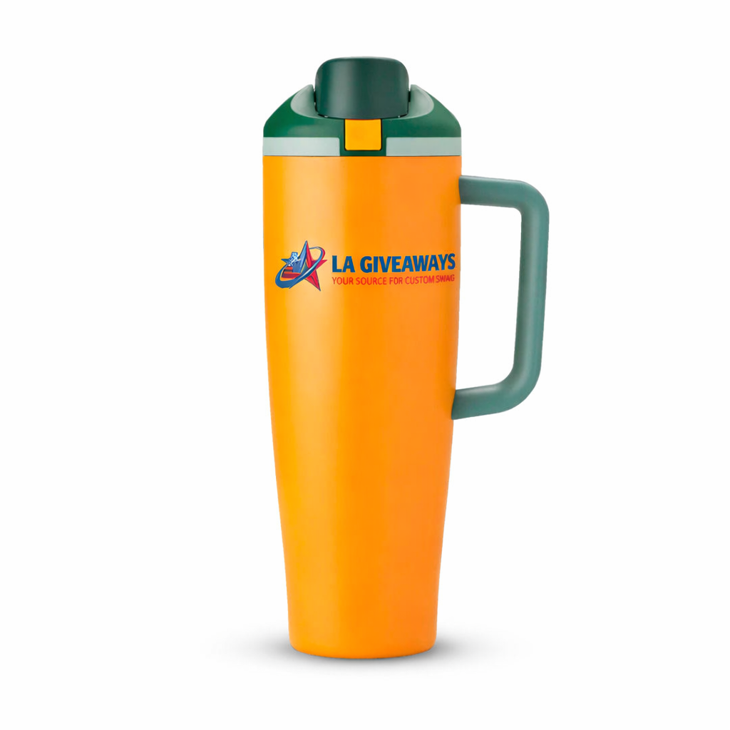 HG-SST-UZA-07 1 Custom Logo 40oz Tumbler Travel Mug With Straw Insulated Wat - Image 1