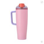 Custom Logo 40oz Tumbler Travel Mug With Straw Insulated Wat - Image 3