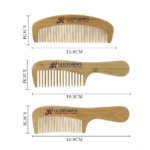 Wood Bamboo Hair Comb Custom Detangling Massage Anti-static - Image 3