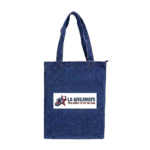 Custom Printing Reusable Eco-Friendly Foldable Medium Denim