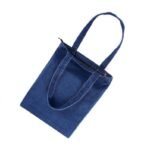 Custom Printing Reusable Eco-Friendly Foldable Medium Denim - Image 3