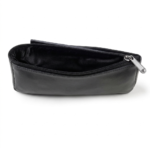 Customized Embroidery Logo PU Leather Pouches Zipper Ba - Image 3