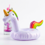 Inflatable Pink Flamingo Beverage Coaster - Image 4