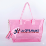 RTS Bright Color Square Tote Bag Transparent PVC Handbags - Image 5