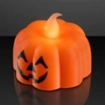 Customized Pumpkin LED Tea Light Candles - Image 2