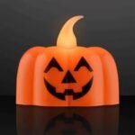 Customized Pumpkin LED Tea Light Candles - Image 3