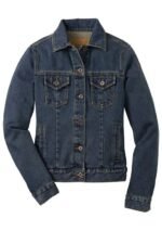 Classic Slim-Fit Denim Jacket for Women with Stretch Fabric - Image 2