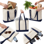 Cotton Canvas Market Tote - Image 2