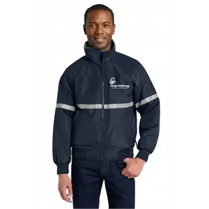 370436350 Reflective Taped Work Jacket for Men - Image 1