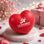 Promotional Valentine Heart Shape Stress Relievers - Image 2