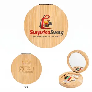 BAMBOO SEWING KIT. Bamboo Sewing Kit With Mirror - Image 1