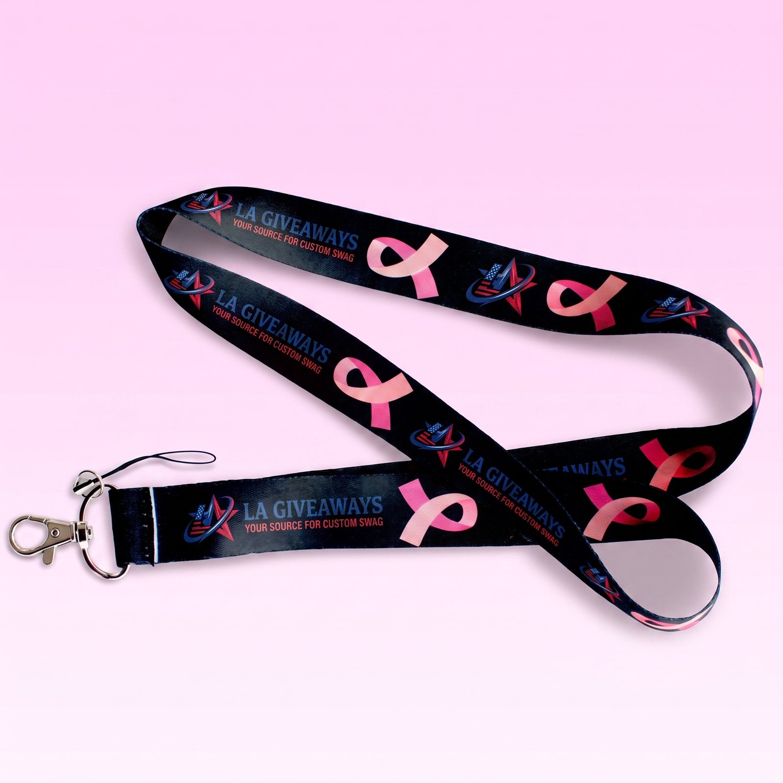 Custom Logo Lanyards (2) Custom Logo Lanyards - Image 1