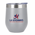 Printed 12 oz Vinay Stemless Wine Glass - Image 5