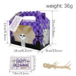 Halloween Clear Window Treat Box with Ribbon Trick-or-Treat - Image 2