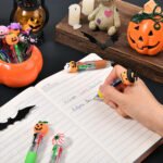 4-color retractable pen with 3D Halloween character topper - Image 2