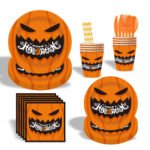 Halloween Disposable Tableware Set - Image 6
