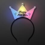 Happy New Year Crown Light Up Headband - BLANK