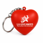 Promotional Valentine Heart Keychains
