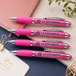 Breast Cancer Awareness Azalea Stylus Pen Assortment - Pack of 25 - Image 2