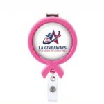 Wholesale Join the Fight Pink Ribbon Badge Reel