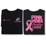 Pink Vibes, Healthy Lives Unisex 2-Sided T-Shirt