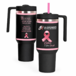 Believe In Your Strength Quencher Stainless-Steel/Plastic-Lined Tumbler 40 oz. With Handle