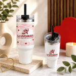 Valentine's Day 40 Oz Naomi Intrepid Stainless Steel Tumbler - Image 2