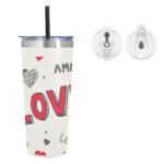 Valentine's Day 24 Oz. Full Laser Colma Basics Tumbler - Image 2