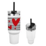 Valentine's Day 40 Oz Naomi Intrepid Stainless Steel Tumbler - Image 3
