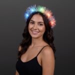 Tinsel Light Up Halo Crown Headband - BLANK - Image 2