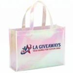 The Best Protection Is Early Detection Pearlescent Laminated Non-Woven Tote Bag