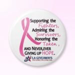 White cancer badge