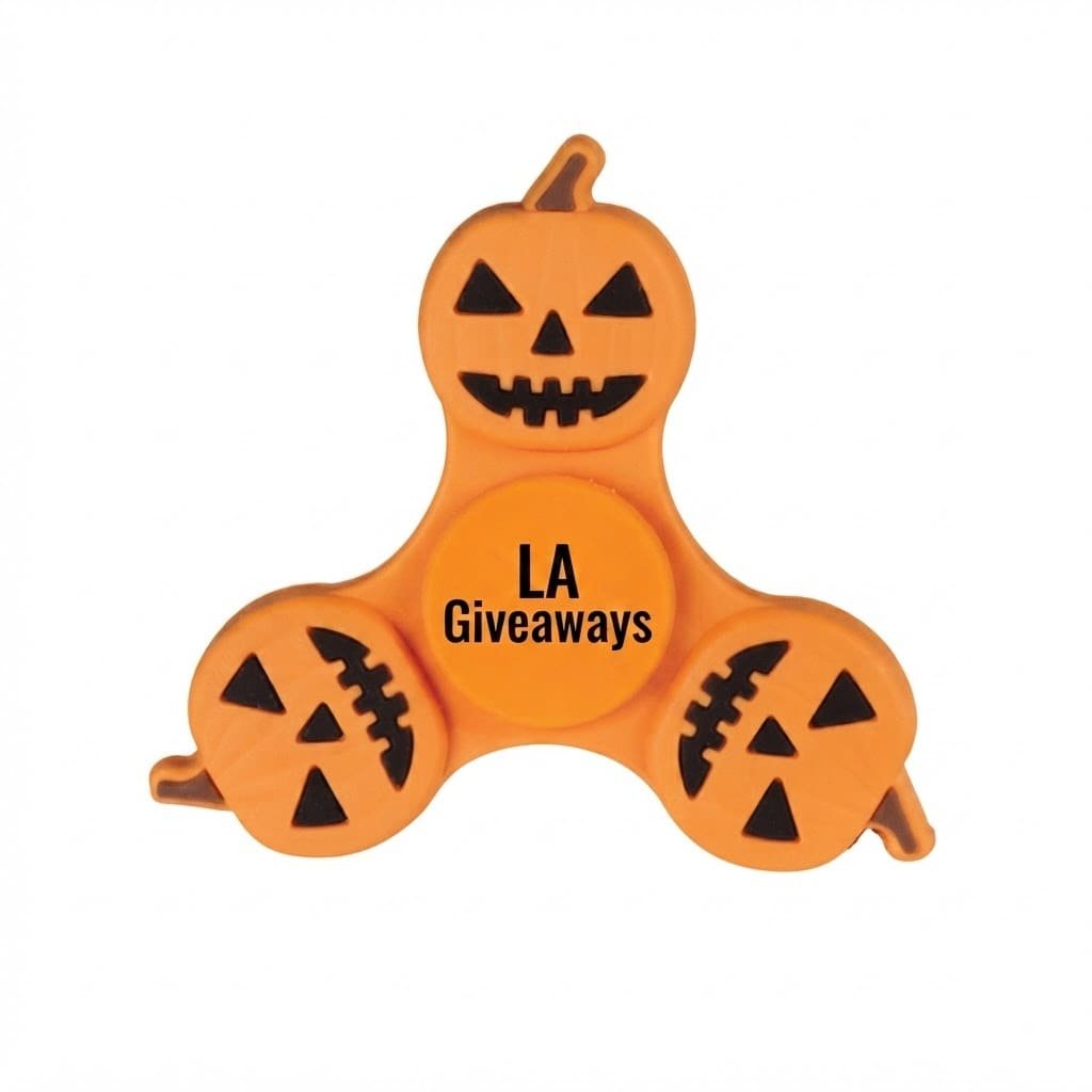 c58e0548-7d8b-4b6f-adfa-60fe24209d87 Pumpkin Fidget Spinner - Image 1